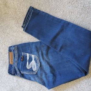 Seven7 Blue Denim Skinny Jeans size 4